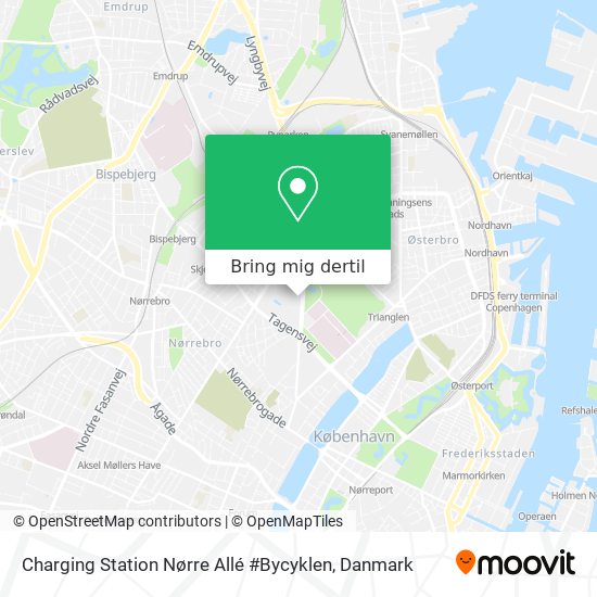 Charging Station Nørre Allé #Bycyklen kort
