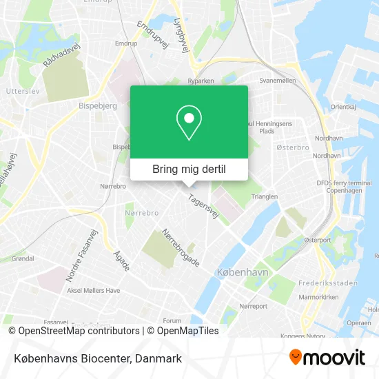 Københavns Biocenter kort