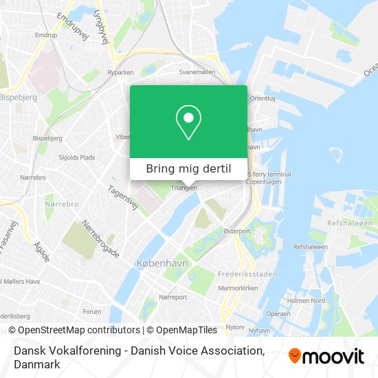 Dansk Vokalforening - Danish Voice Association kort