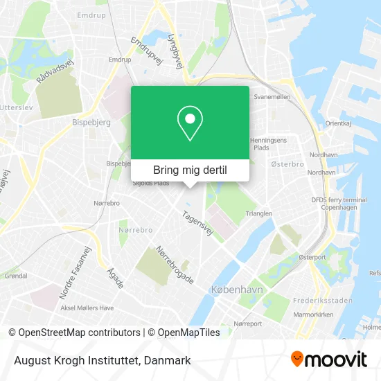 August Krogh Instituttet kort