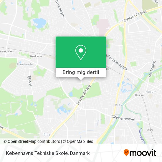 Københavns Tekniske Skole kort