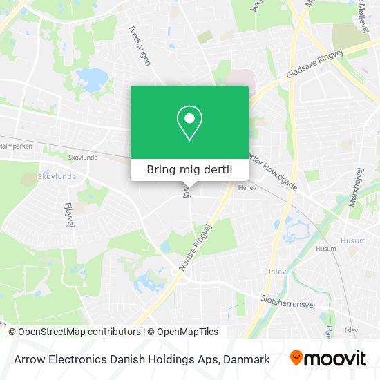 Arrow Electronics Danish Holdings Aps kort