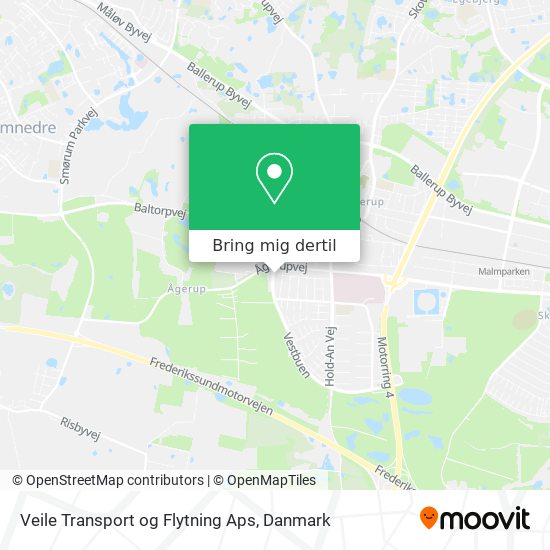 Veile Transport og Flytning Aps kort