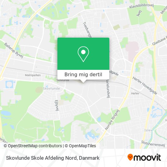 Skovlunde Skole Afdeling Nord kort
