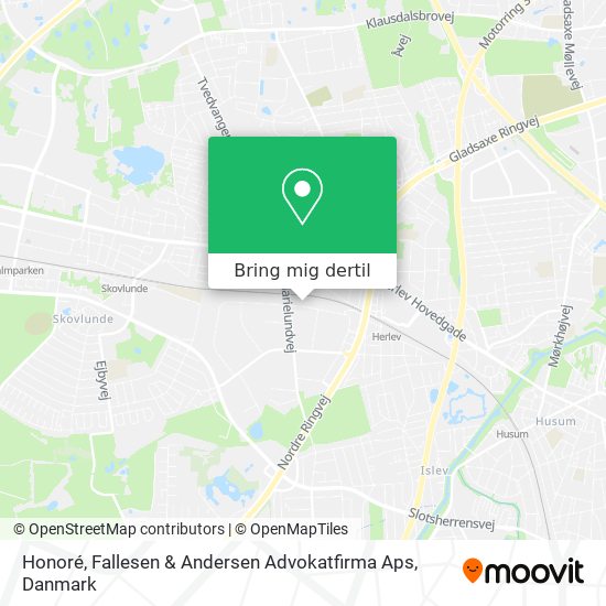Honoré, Fallesen & Andersen Advokatfirma Aps kort