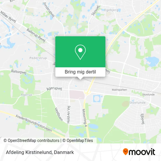 Afdeling Kirstinelund kort
