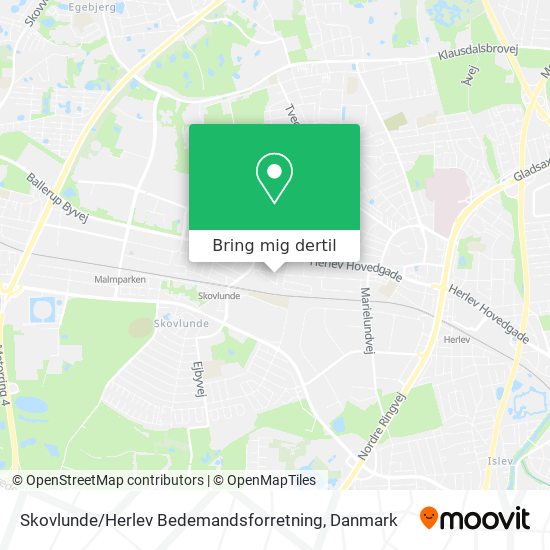 Skovlunde / Herlev Bedemandsforretning kort