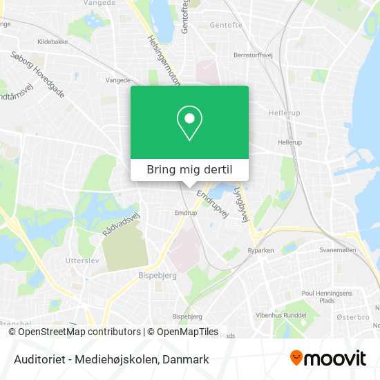 Auditoriet - Mediehøjskolen kort