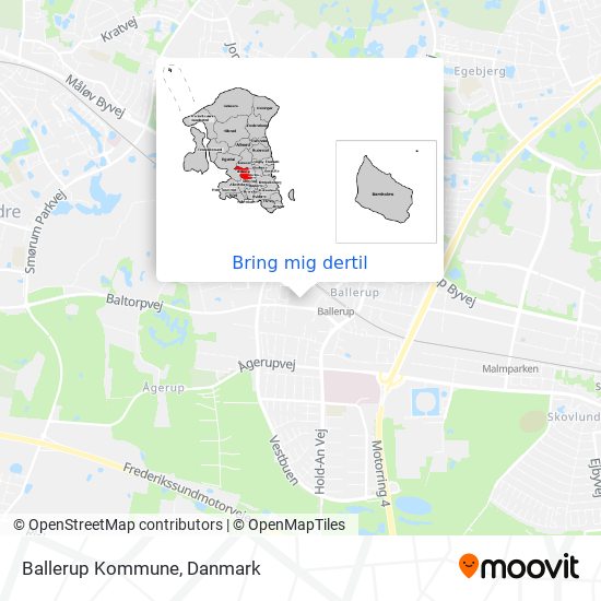 Ballerup Kommune kort