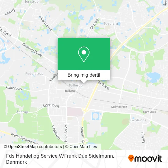 Fds Handel og Service V / Frank Due Sidelmann kort