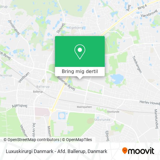 Luxuskirurgi Danmark - Afd. Ballerup kort