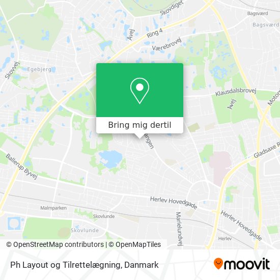 Ph Layout og Tilrettelægning kort