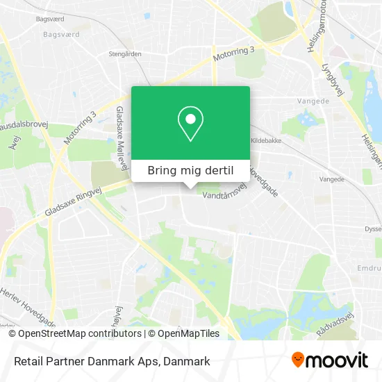 Retail Partner Danmark Aps kort