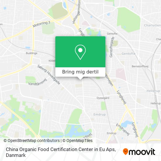 China Organic Food Certification Center in Eu Aps kort