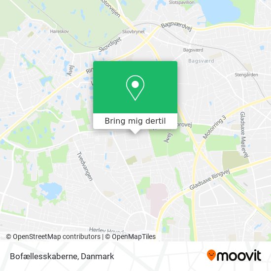Bofællesskaberne kort