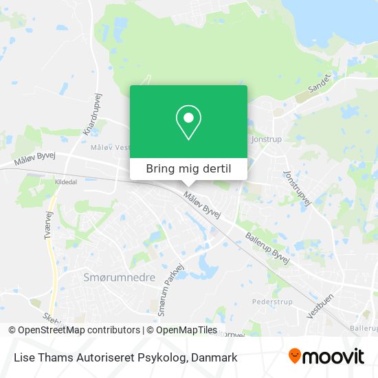 Lise Thams Autoriseret Psykolog kort