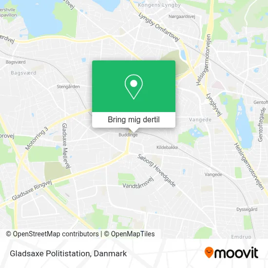 Gladsaxe Politistation kort