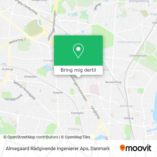 Almegaard Rådgivende Ingeniører Aps kort