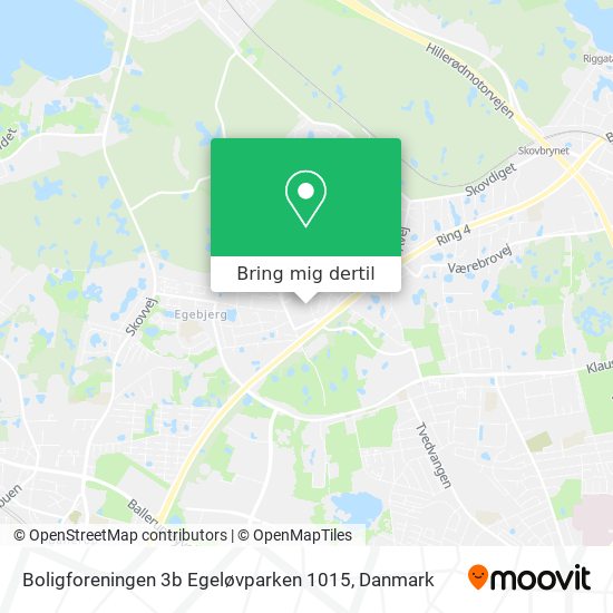 Boligforeningen 3b Egeløvparken 1015 kort