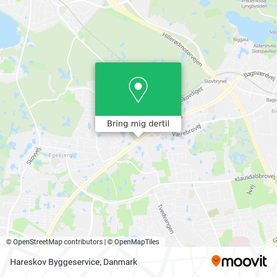 Hareskov Byggeservice kort