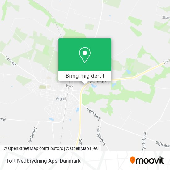 Toft Nedbrydning Aps kort