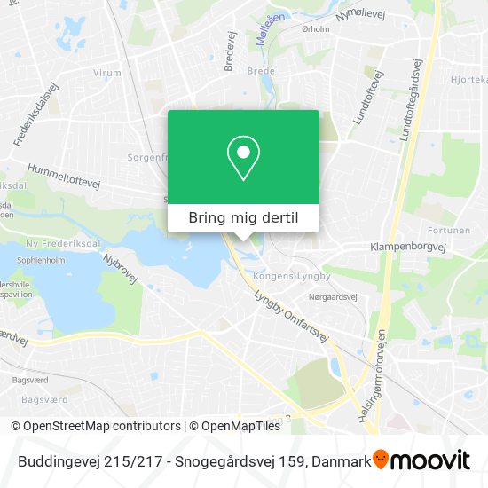 Buddingevej 215 / 217 - Snogegårdsvej 159 kort