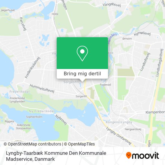 Lyngby-Taarbæk Kommune Den Kommunale Madservice kort