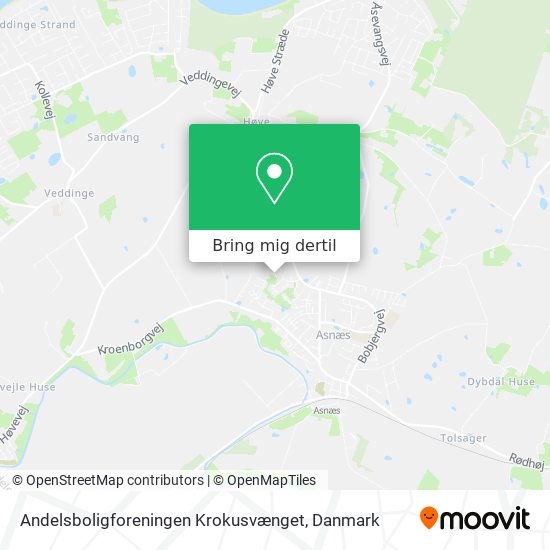 Andelsboligforeningen Krokusvænget kort