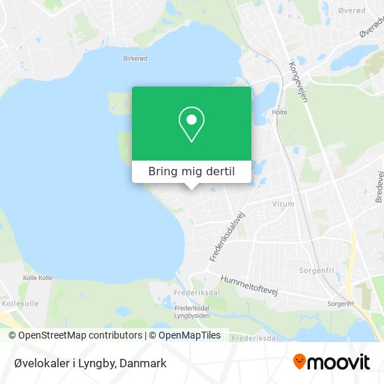 Øvelokaler i Lyngby kort