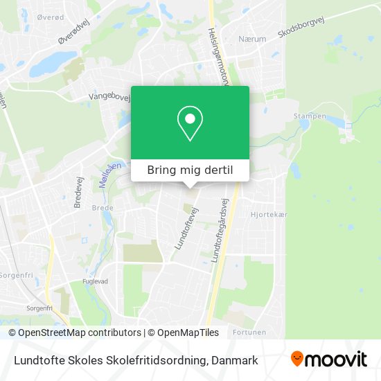 Lundtofte Skoles Skolefritidsordning kort