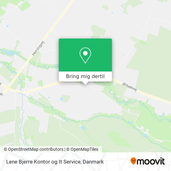 Lene Bjerre Kontor og It Service kort