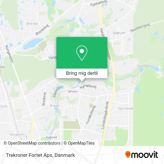 Trekroner Fortet Aps kort