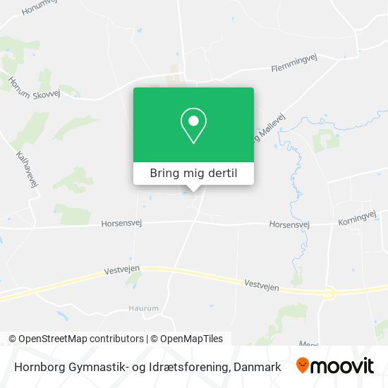 Hornborg Gymnastik- og Idrætsforening kort
