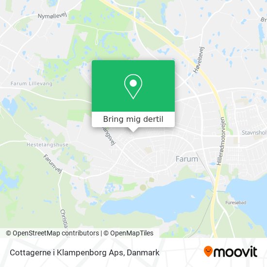 Cottagerne i Klampenborg Aps kort