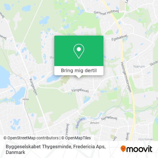 Byggeselskabet Thygesminde, Fredericia Aps kort