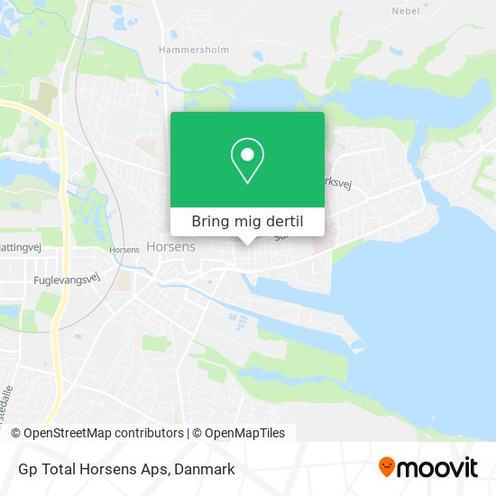 Gp Total Horsens Aps kort