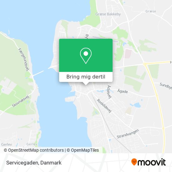 Servicegaden kort