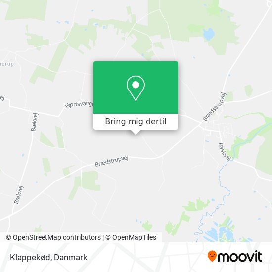 Klappekød kort