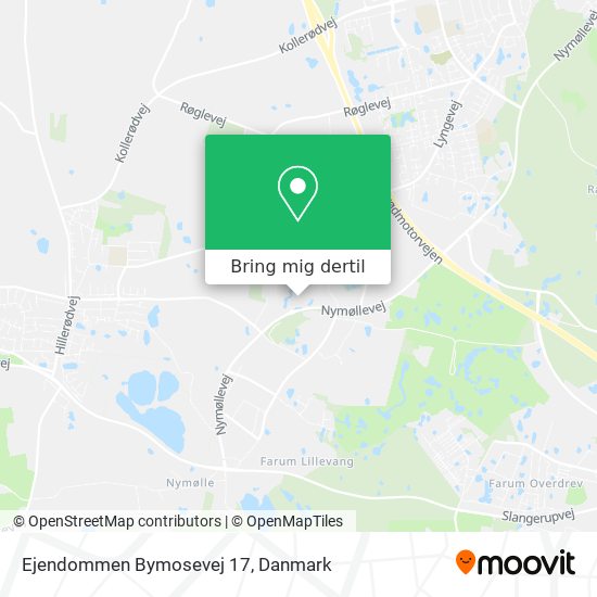 Ejendommen Bymosevej 17 kort