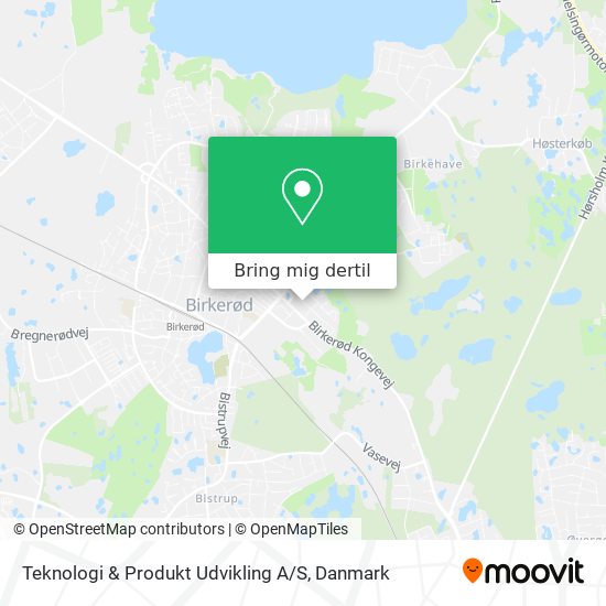 Teknologi & Produkt Udvikling A / S kort