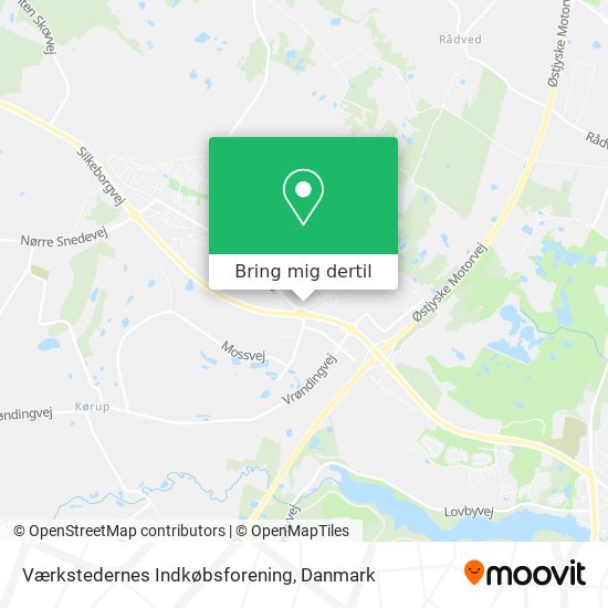 Værkstedernes Indkøbsforening kort