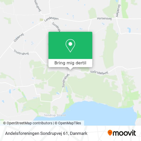 Andelsforeningen Sondrupvej 61 kort