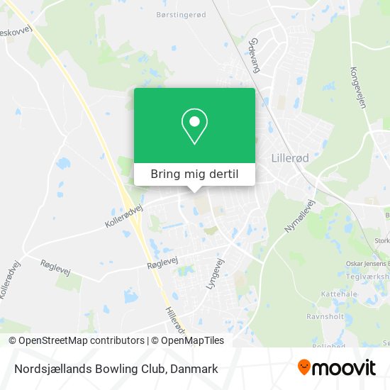 Nordsjællands Bowling Club kort