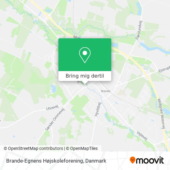 Brande-Egnens Højskoleforening kort