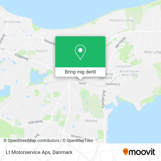 Lt Motorservice Aps kort