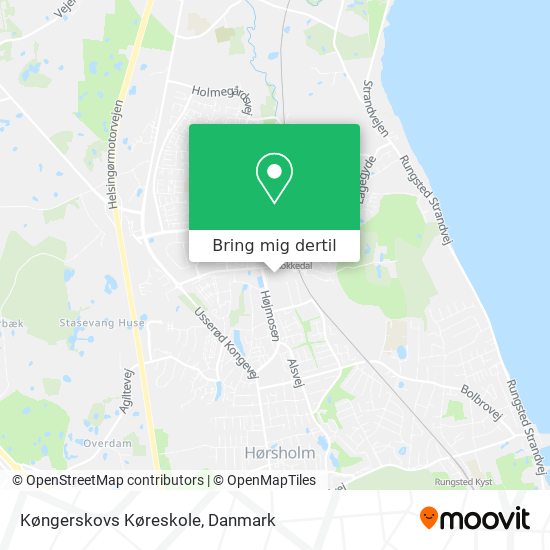 Køngerskovs Køreskole kort