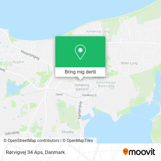 Rørvigvej 34 Aps kort