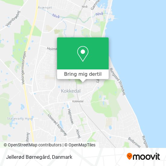 Jellerød Børnegård kort