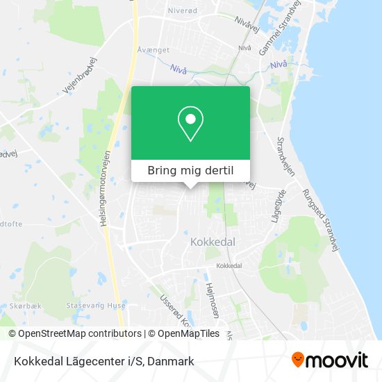 Kokkedal Lãgecenter i/S kort