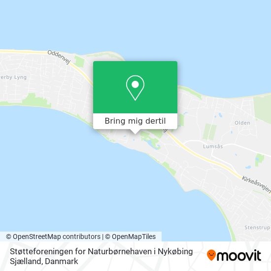 Støtteforeningen for Naturbørnehaven i Nykøbing Sjælland kort